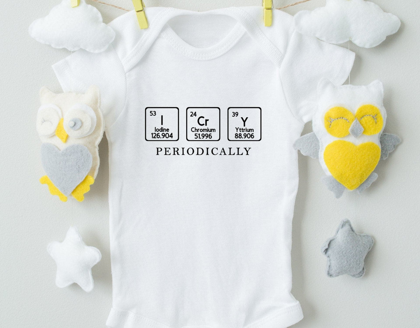 I Cry Periodically Bodysuit - The Little Big Store