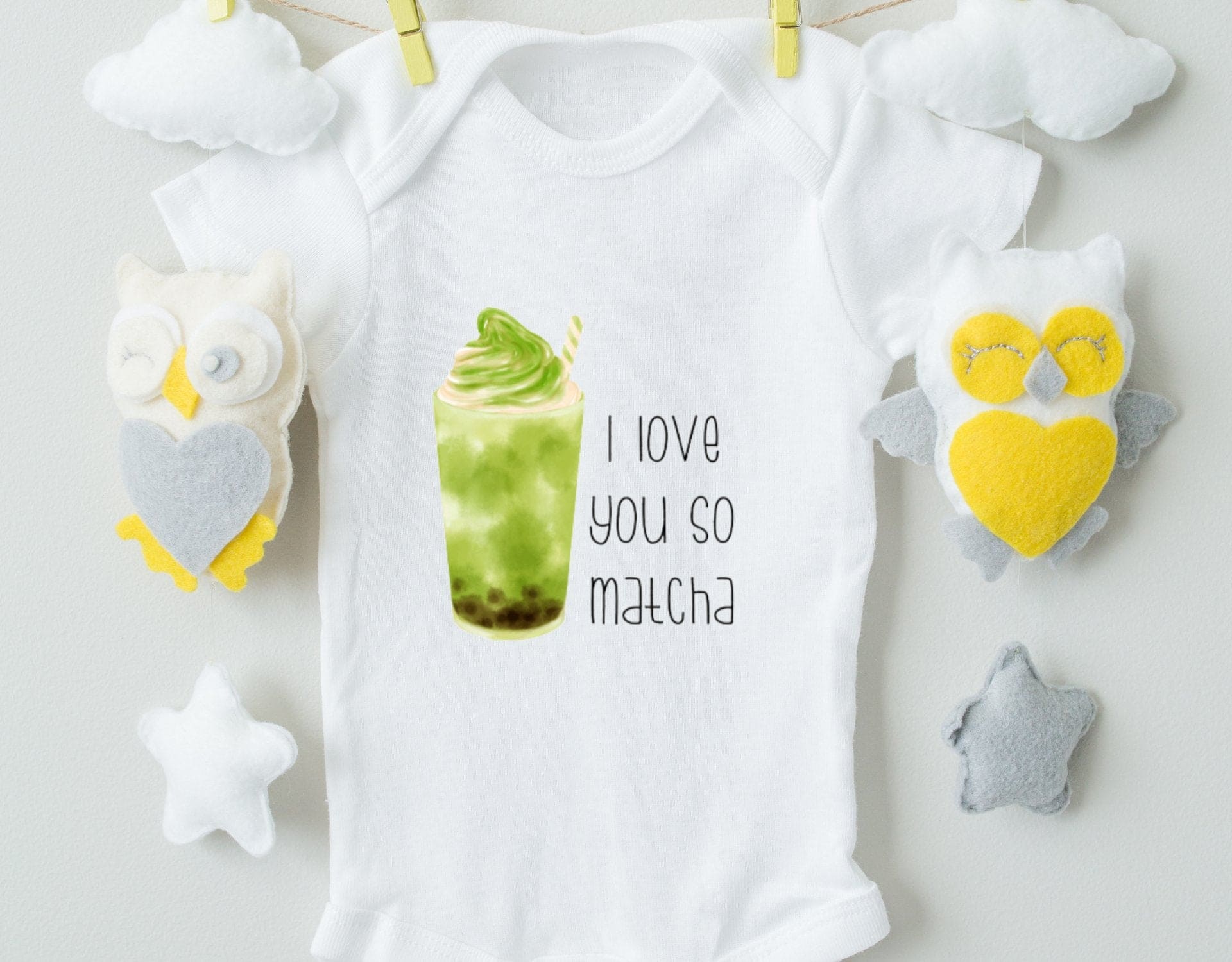 I Love You So Matcha Bodysuit - The Little Big Store