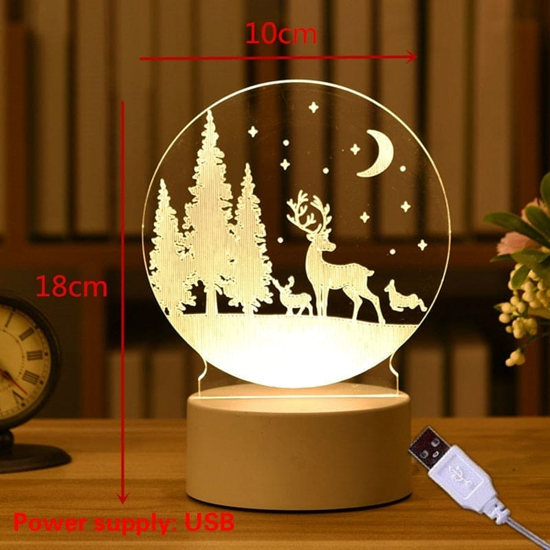 Illuminate Their Imagination with Our Kids 3D LED Creative Night Lamp! - The Little Big Store