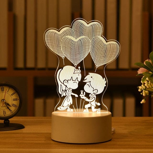 Illuminate Their Imagination with Our Kids 3D LED Creative Night Lamp! - The Little Big Store