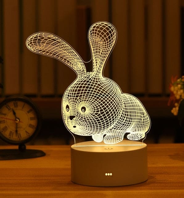 Illuminate Their Imagination with Our Kids 3D LED Creative Night Lamp! - The Little Big Store