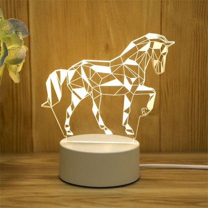 Illuminate Their Imagination with Our Kids 3D LED Creative Night Lamp! - The Little Big Store
