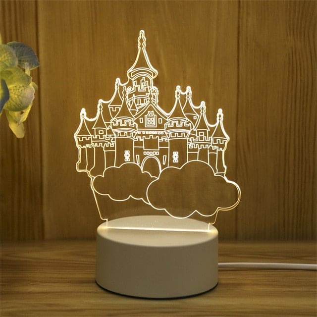 Illuminate Their Imagination with Our Kids 3D LED Creative Night Lamp! - The Little Big Store