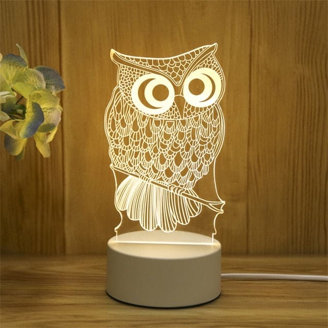 Illuminate Their Imagination with Our Kids 3D LED Creative Night Lamp! - The Little Big Store