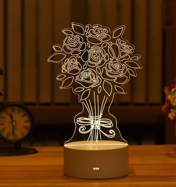 Illuminate Their Imagination with Our Kids 3D LED Creative Night Lamp! - The Little Big Store