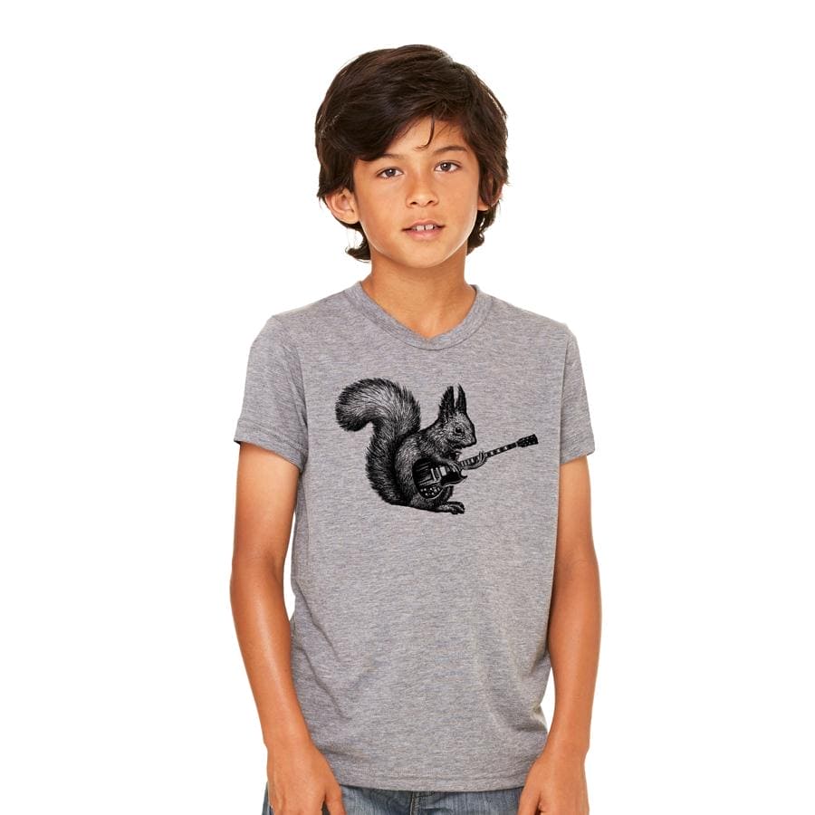 Introducing our "Squirrel Jam" Guitarist T-Shirt – where nature meets music in perfect harmony! - The Little Big Store