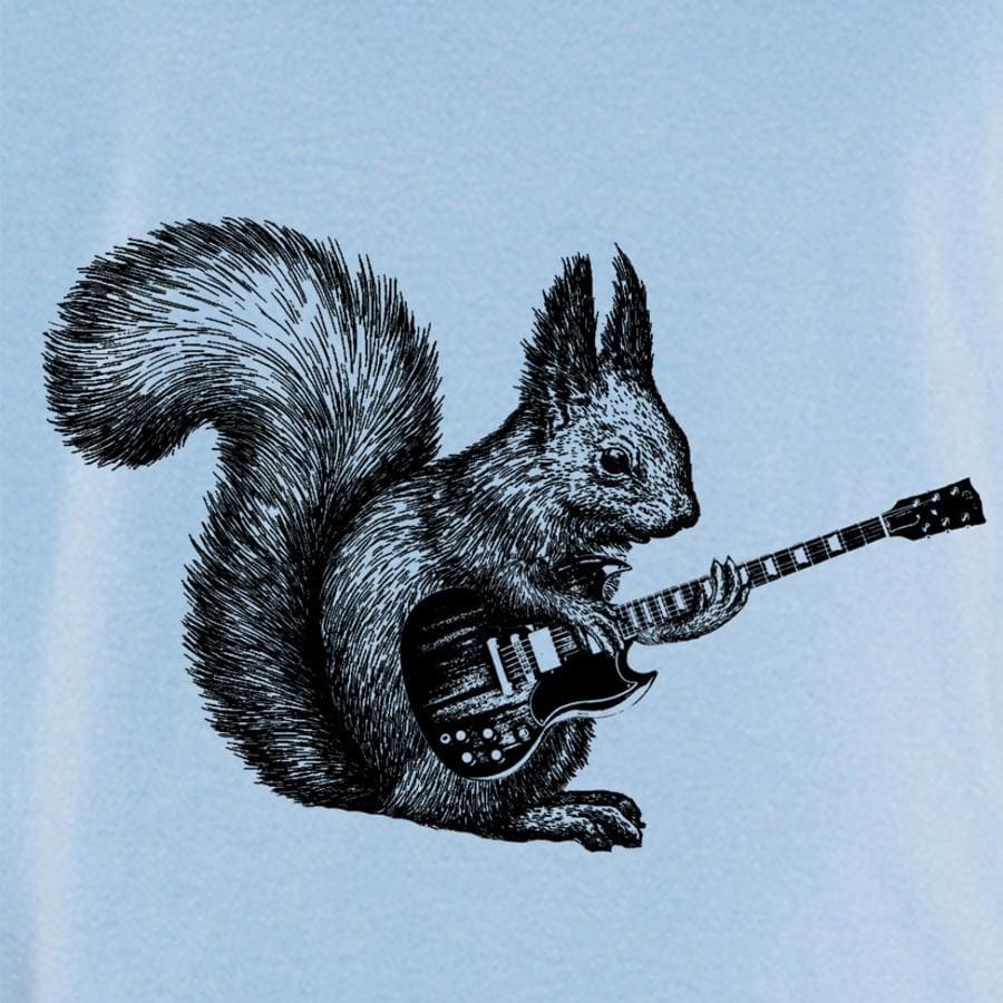 Introducing our "Squirrel Jam" Guitarist T-Shirt – where nature meets music in perfect harmony! - The Little Big Store