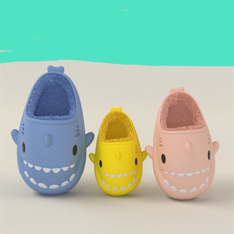 Kids Parents Shark Slippers - The Little Big Store