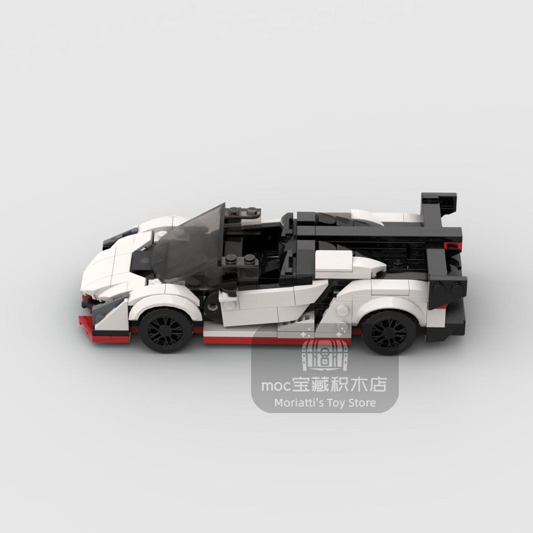 Lambo Poison V2: The Ultimate Sports Car Building Block Toy - The Little Big Store