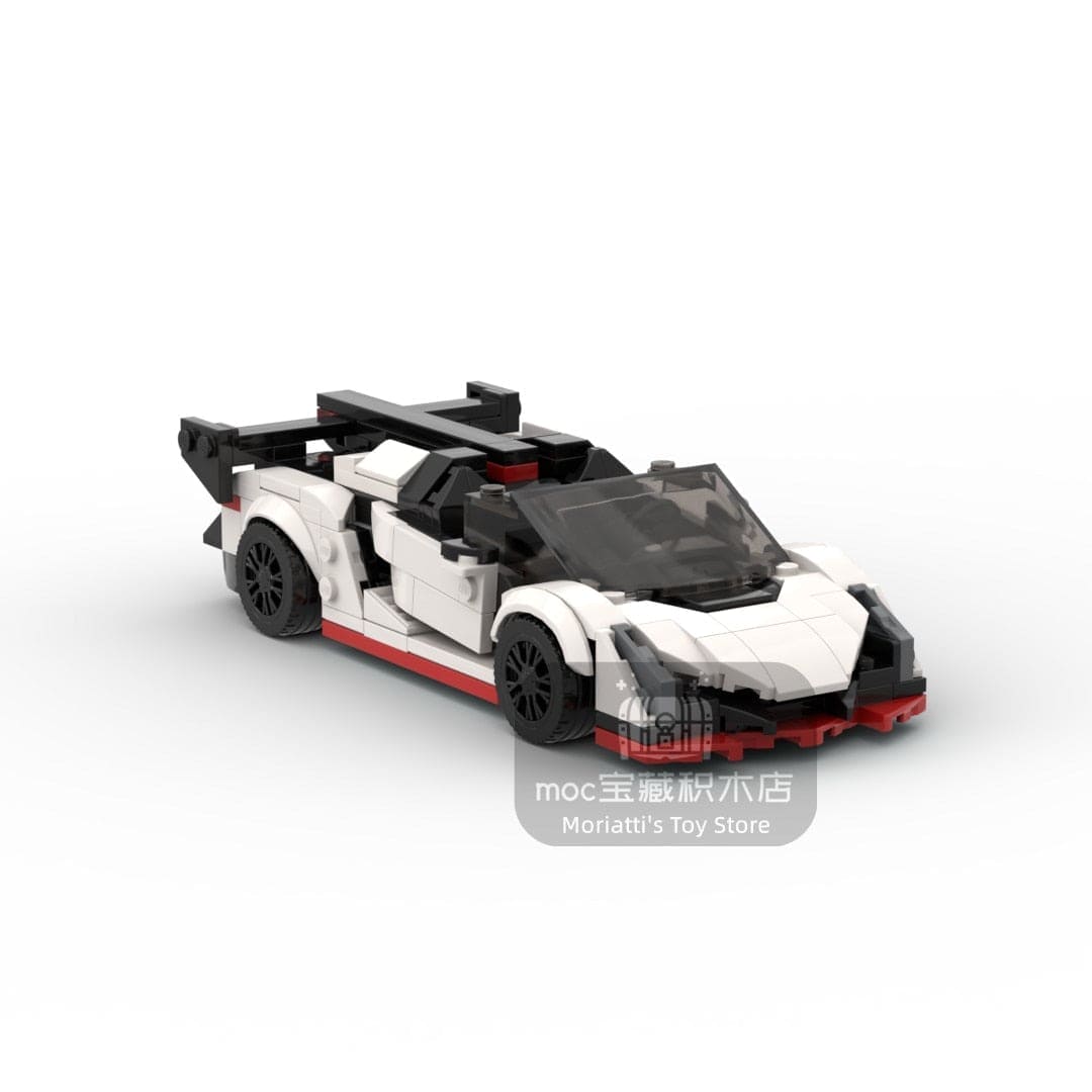 Lambo Poison V2: The Ultimate Sports Car Building Block Toy - The Little Big Store