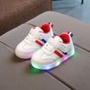 Light Up Your Style: Kimmy White LED Sneakers! - The Little Big Store