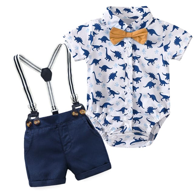 Little Gentlemen's Essentials: Baby Boy Outfit Set - The Little Big Store