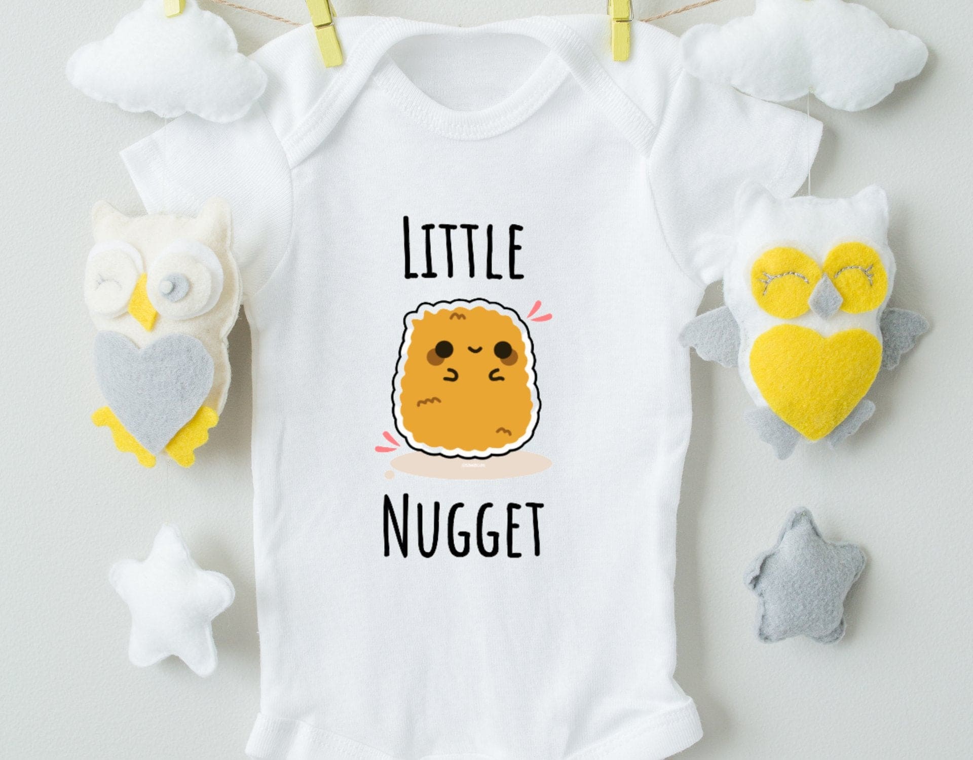 Little Nugget Cotton Baby Bodysuit - The Little Big Store