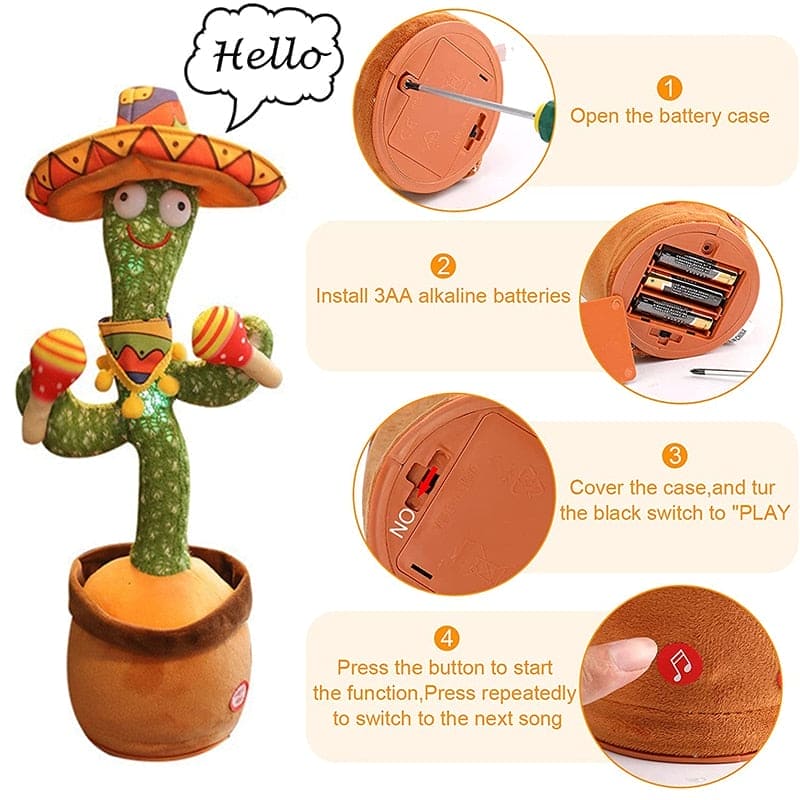 Lively & Lovably Huggable: Lovely Talking - Dancing Cactus - The Little Big Store