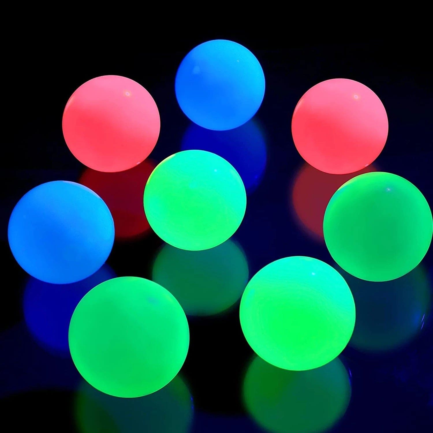 Luminous Orbit: Glowing Wall Ball Fidget Toy - The Little Big Store