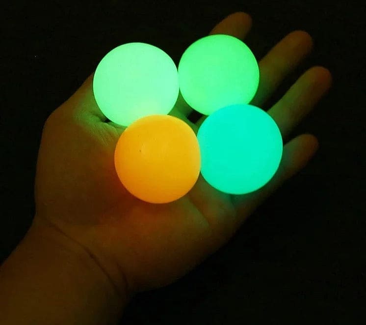 Luminous Orbit: Glowing Wall Ball Fidget Toy - The Little Big Store