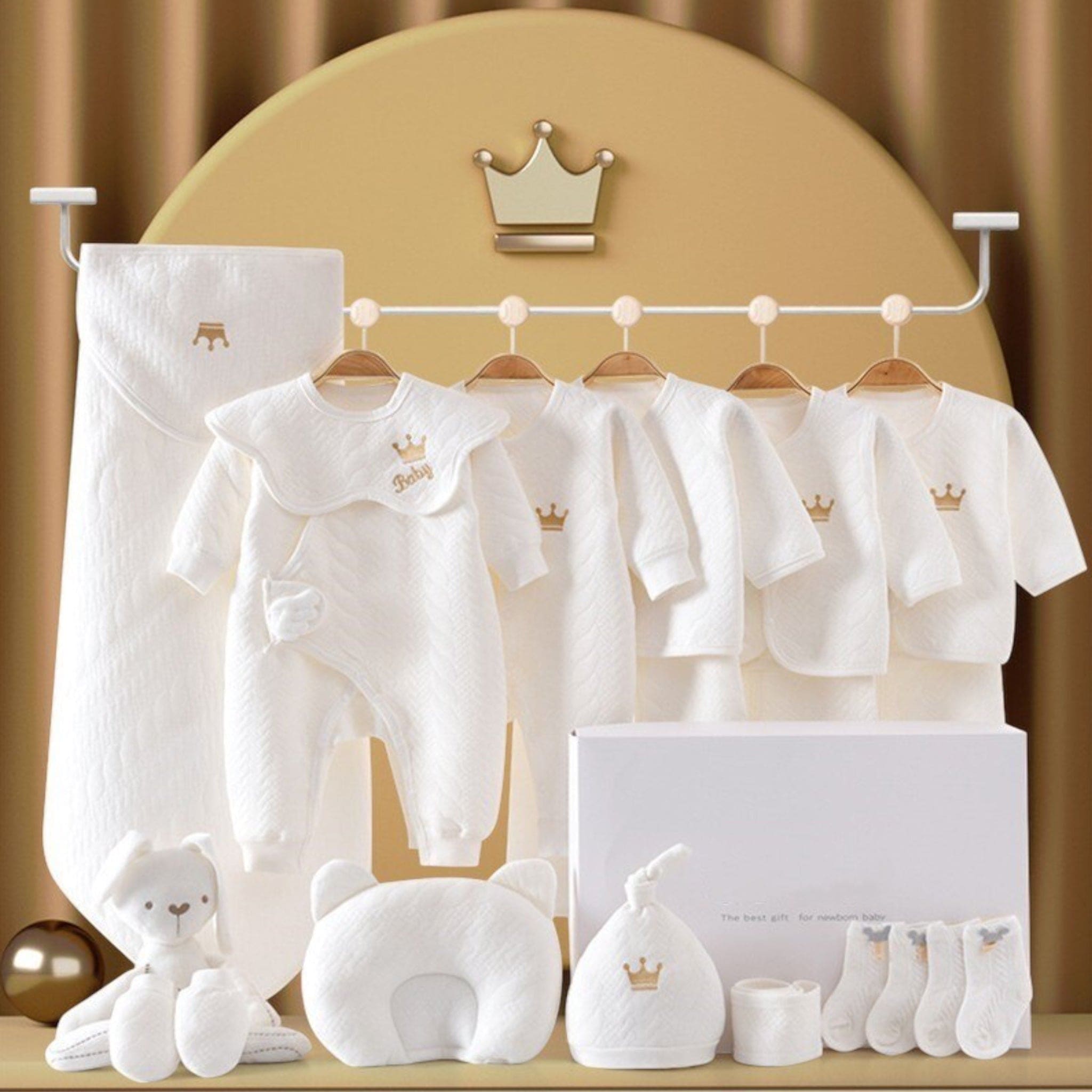 Luxe Arrival: Newborn Baby Essentials Set - The Little Big Store