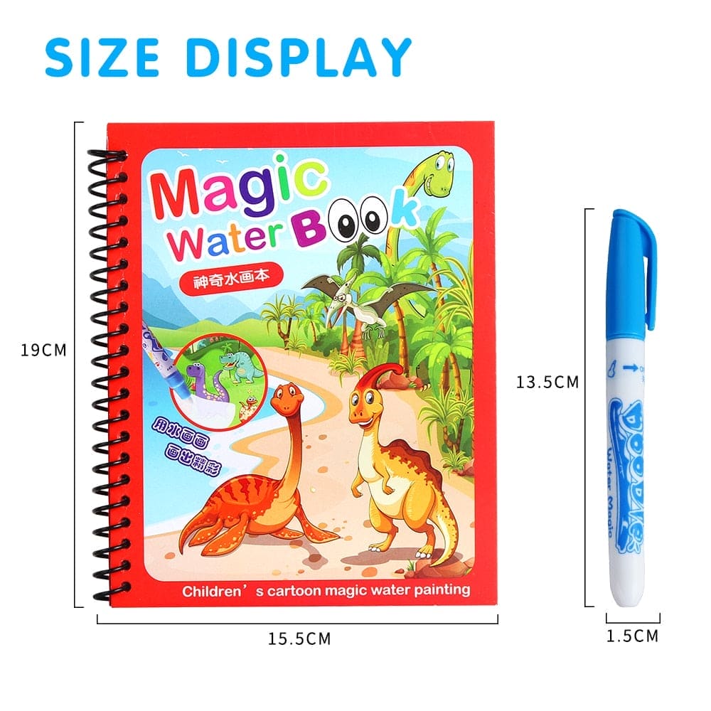 Magic Water Drawing Coloring Book - The Little Big Store