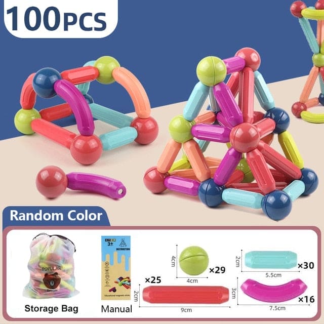 Magnetix Marvels: Magic Magnetic Building Blocks Toy - The Little Big Store