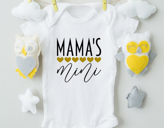 Mama's Mini Cotton Baby Bodysuit - The Little Big Store