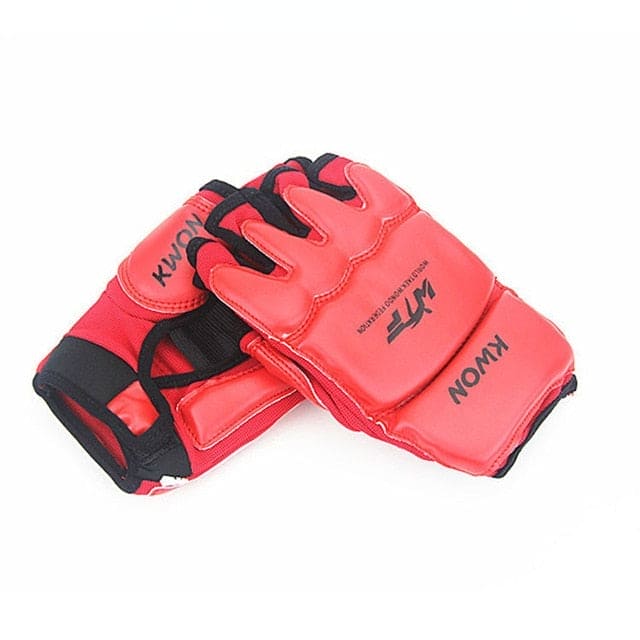 New Leather Half Finger Kids Children Karate Boxing Gloves - The Little Big Store