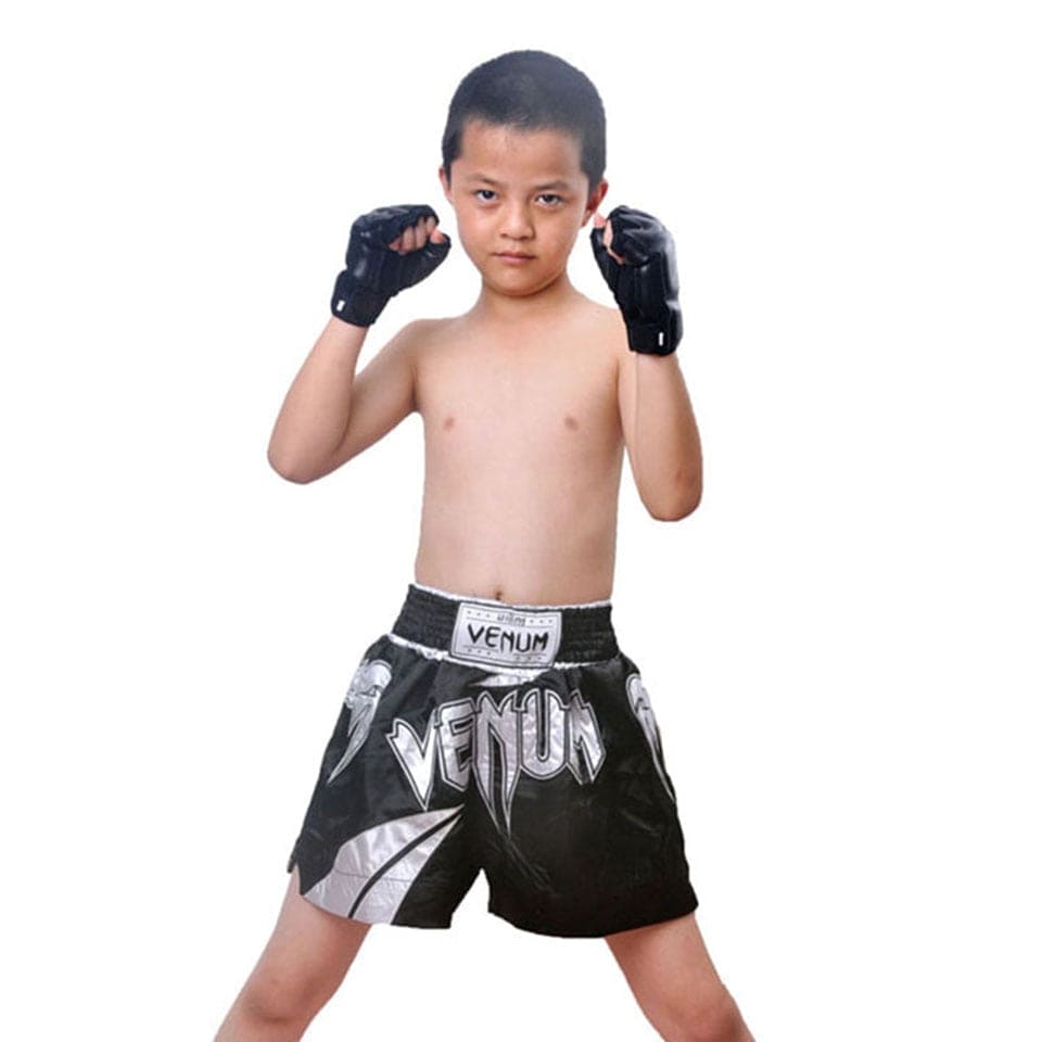 New Leather Half Finger Kids Children Karate Boxing Gloves - The Little Big Store