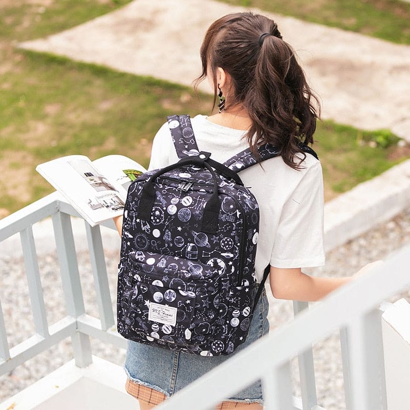 New Trend Female Backpack Fashion Women Backpack College School Bagpack Harajuku Travel Shoulder Bags For Teenage Girls boys - The Little Big Store