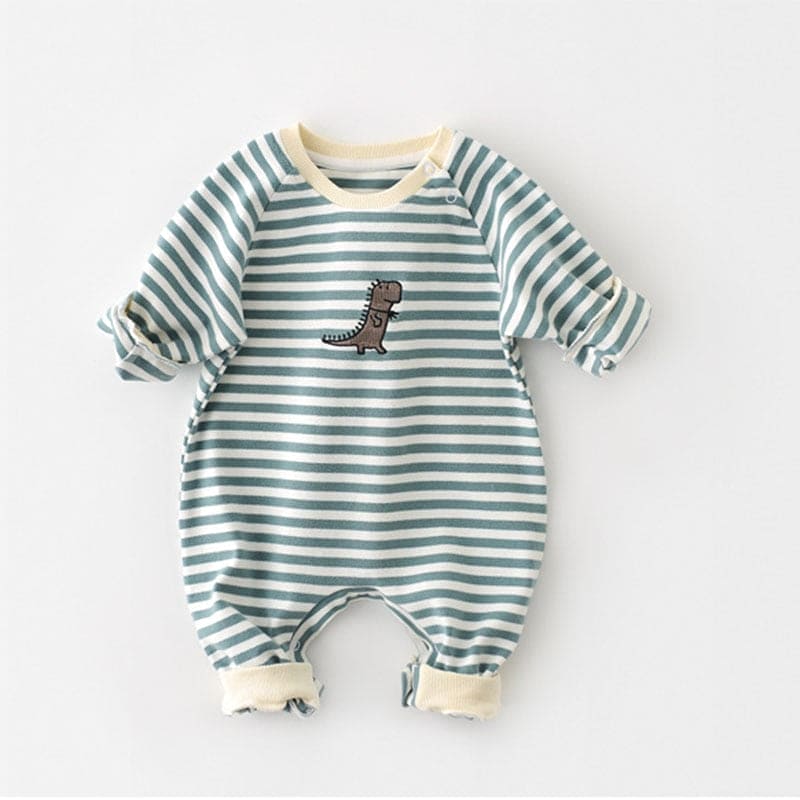 Newborn Baby Striped Rompers - The Little Big Store