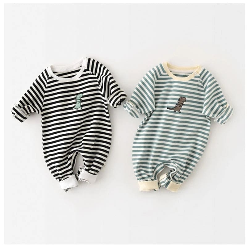 Newborn Baby Striped Rompers - The Little Big Store