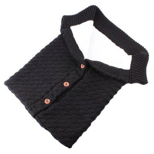 Newborn Baby Winter Warm Sleeping Bags Infant Button Knit Swaddle Wrap - The Little Big Store