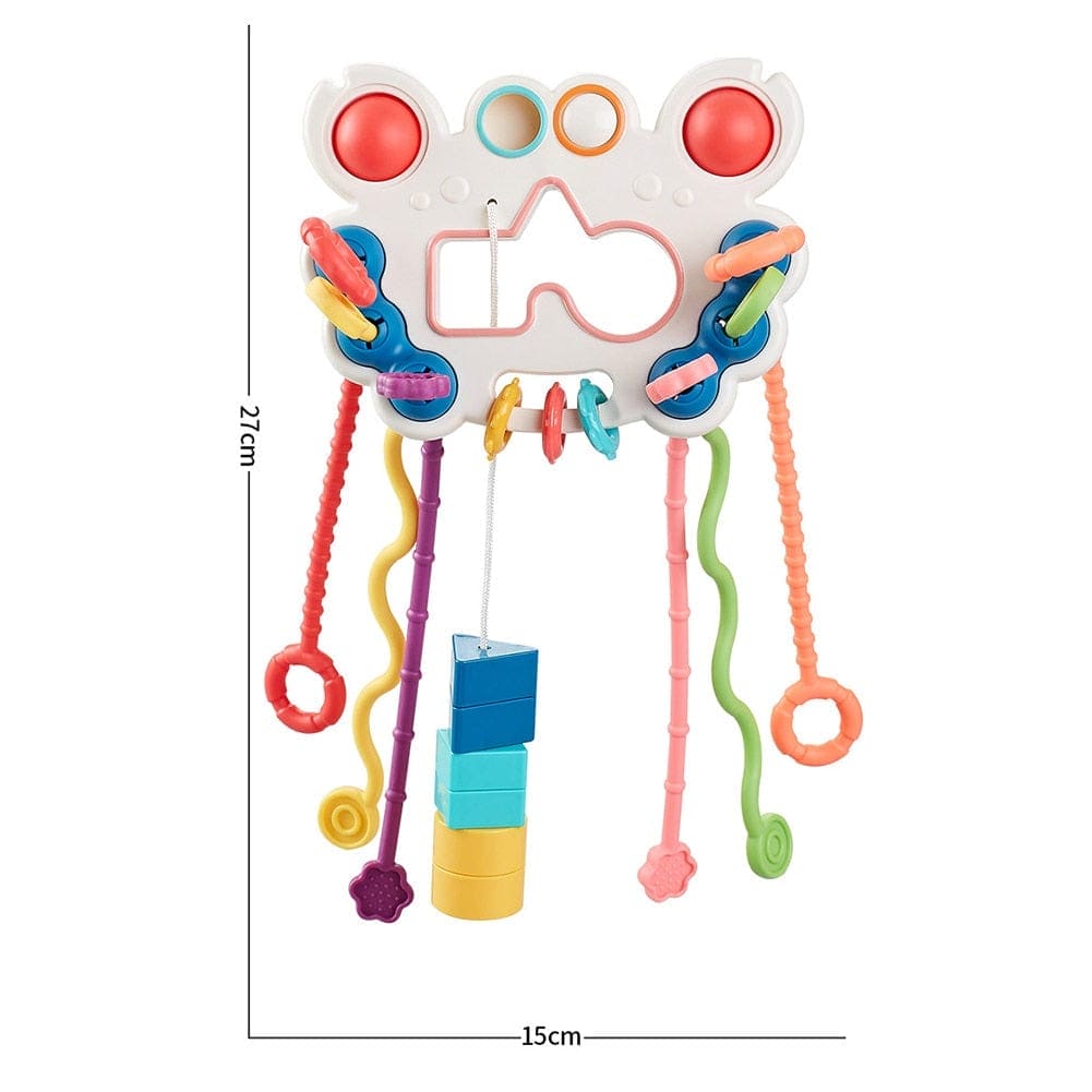 Octo-Sensory Marvel: Baby Montessori Pull String Octopus Toy - The Little Big Store