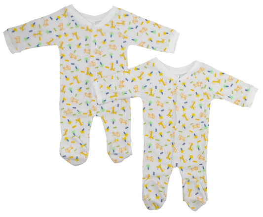 One Pack Terry Sleep & Play (Pack of 2) - The Little Big Store