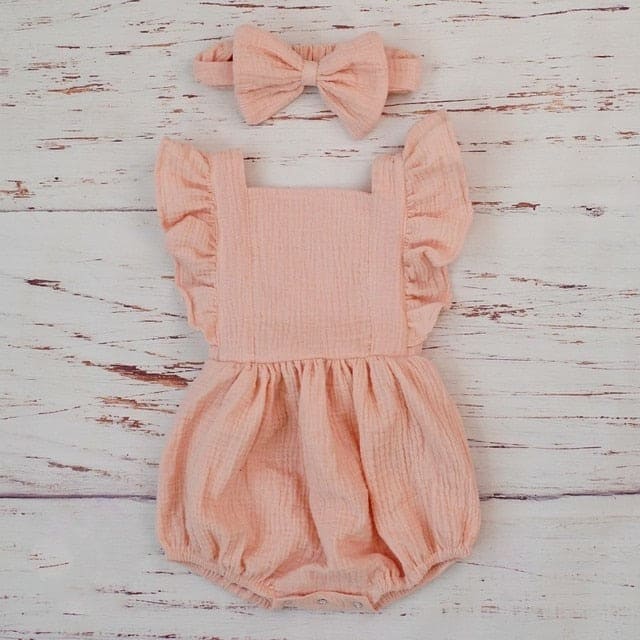 Organic Cotton Summer Baby Girl Clothes - The Little Big Store