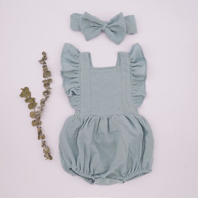 Organic Cotton Summer Baby Girl Clothes - The Little Big Store