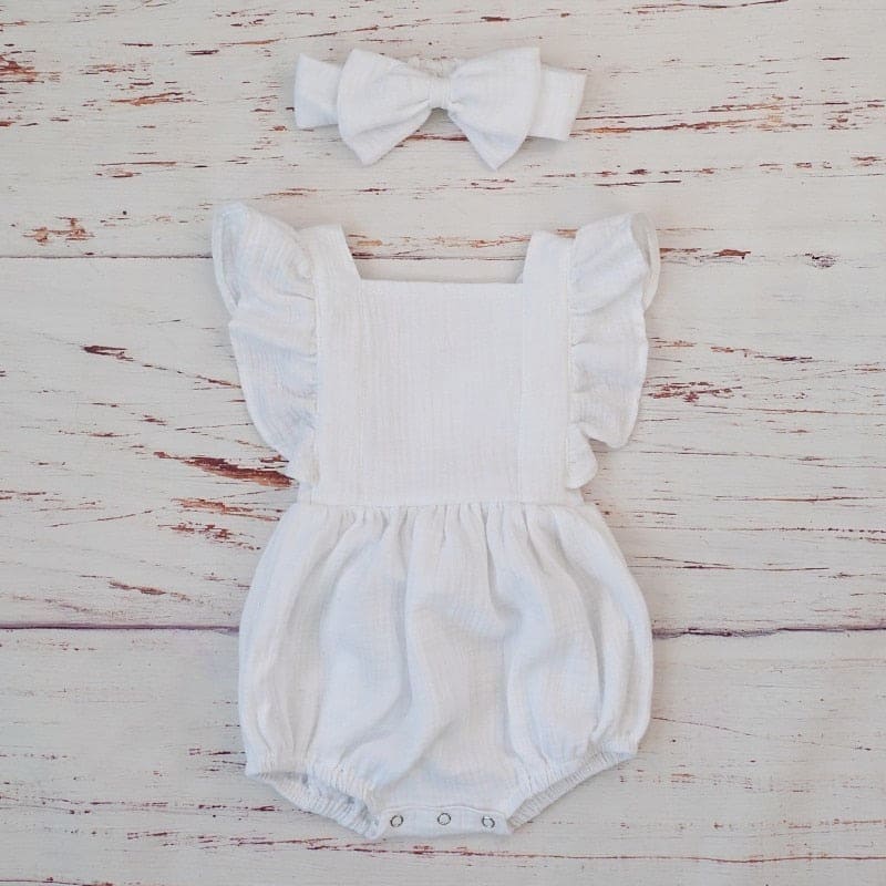 Organic Cotton Summer Baby Girl Clothes - The Little Big Store