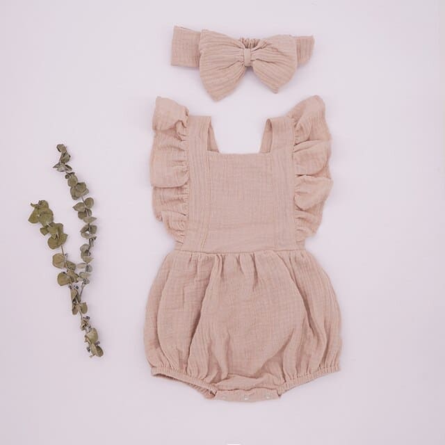 Organic Cotton Summer Baby Girl Clothes - The Little Big Store