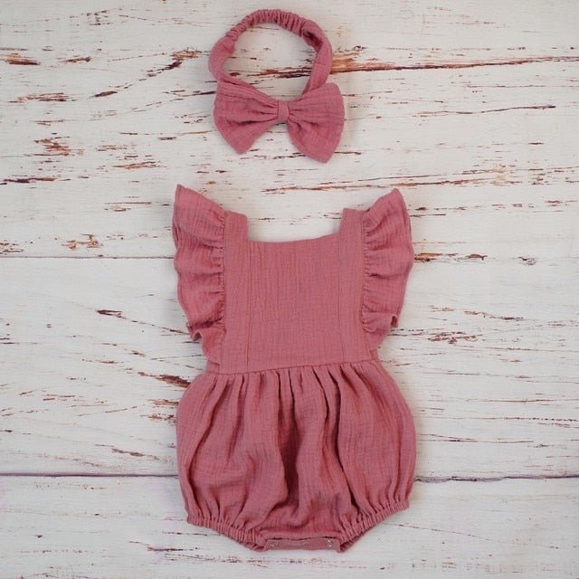 Organic Cotton Summer Baby Girl Clothes - The Little Big Store