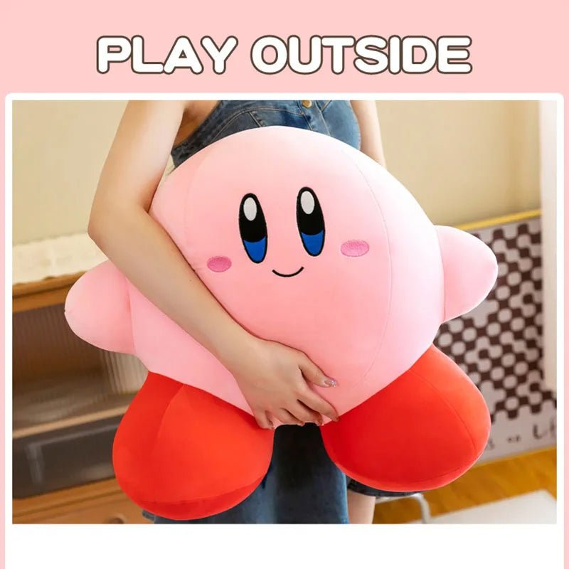 Pink Fluff: Anime Star Kirby Plush - Your Soft, Cuddly Room Companion and Perfect Children's Gift! - The Little Big Store