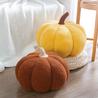 Pumpkin Patch Hug: Stuffed Pumpkin Pillow Toy - The Little Big Store