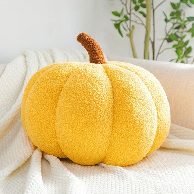 Pumpkin Patch Hug: Stuffed Pumpkin Pillow Toy - The Little Big Store