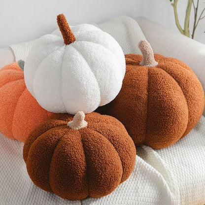 Pumpkin Patch Hug: Stuffed Pumpkin Pillow Toy - The Little Big Store