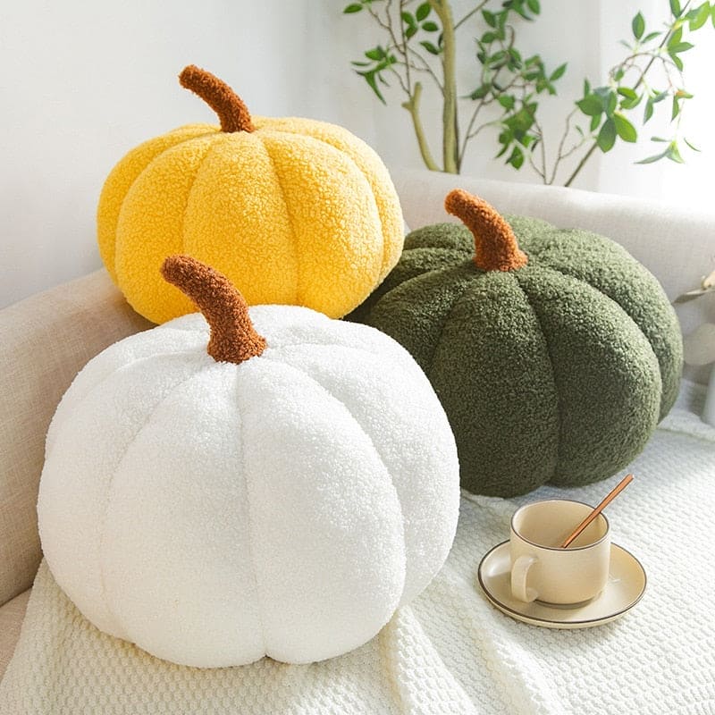 Pumpkin Patch Hug: Stuffed Pumpkin Pillow Toy - The Little Big Store