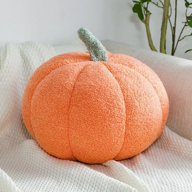 Pumpkin Patch Hug: Stuffed Pumpkin Pillow Toy - The Little Big Store