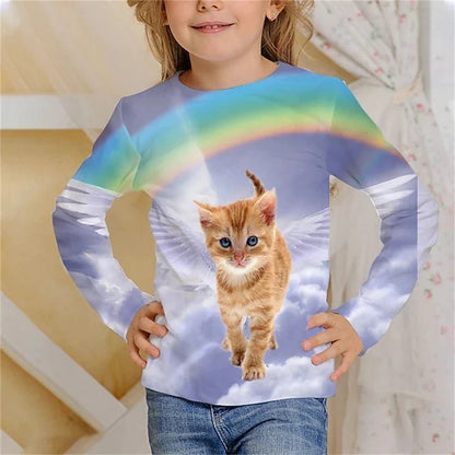 Purr-fect Prints: Kids' 3D T-Shirt! - The Little Big Store