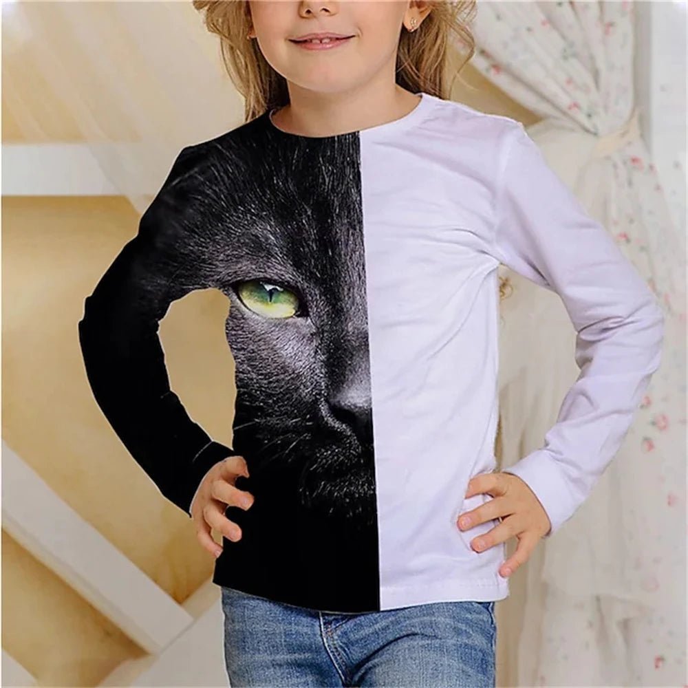 Purr-fect Prints: Kids' 3D T-Shirt! - The Little Big Store