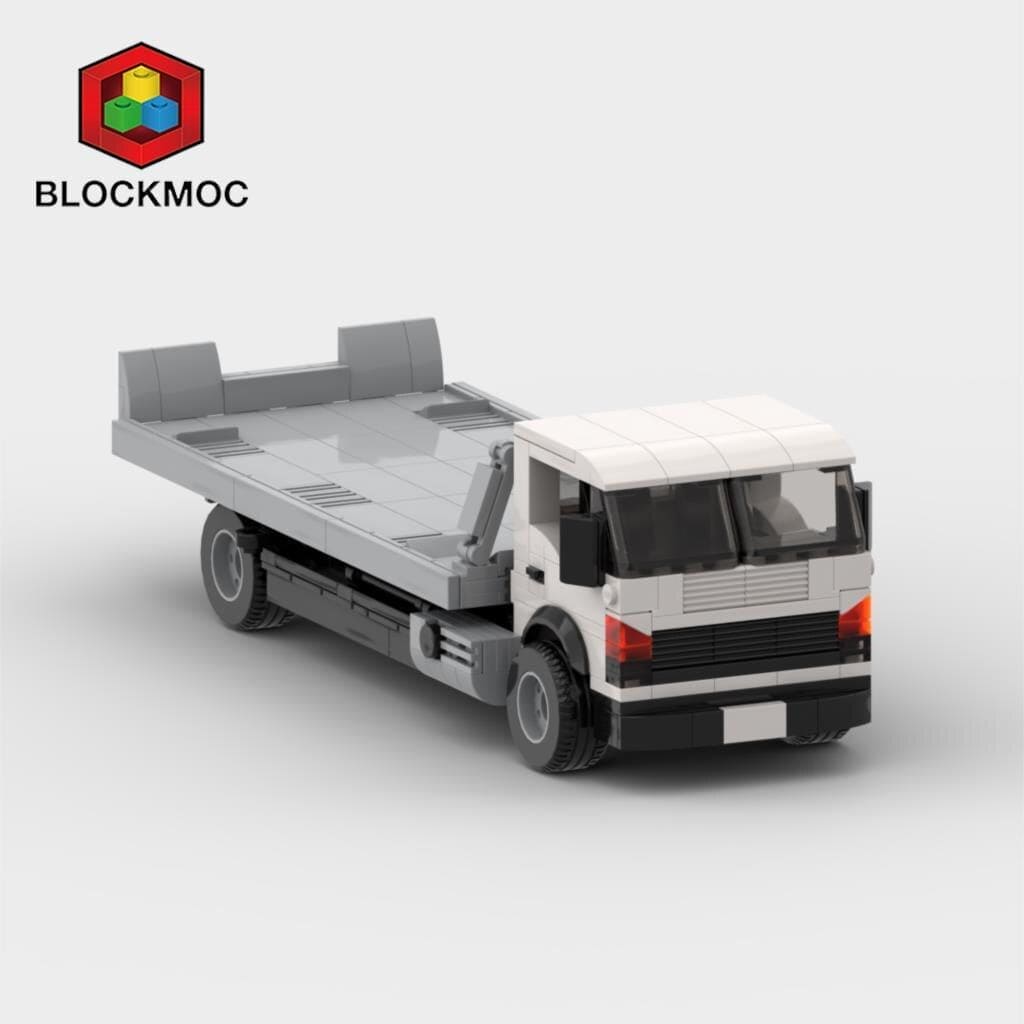 Rescue Ready: Flatbed Trailer Building Block Toy - The Little Big Store