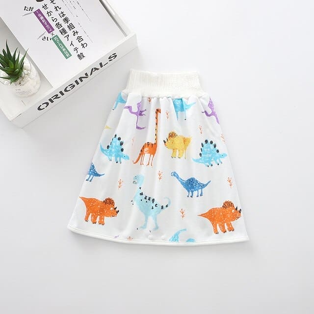 Revolutionize Diapering with our Stylish and Waterproof Reusable Cotton Diaper Skirt! - The Little Big Store