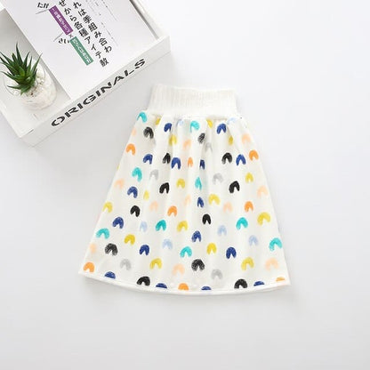 Revolutionize Diapering with our Stylish and Waterproof Reusable Cotton Diaper Skirt! - The Little Big Store