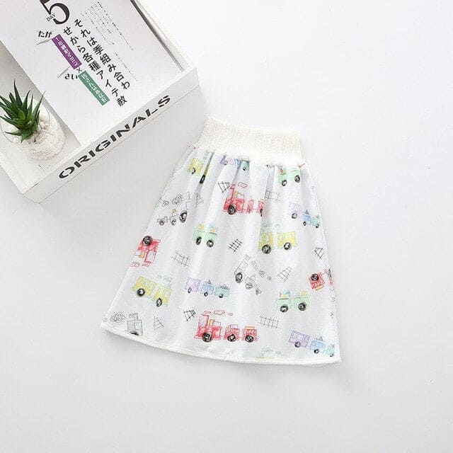 Revolutionize Diapering with our Stylish and Waterproof Reusable Cotton Diaper Skirt! - The Little Big Store