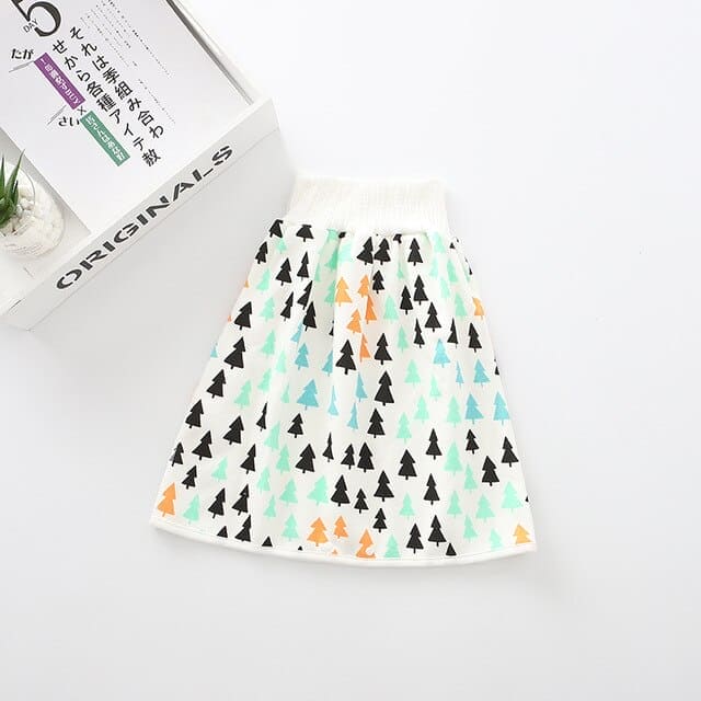 Revolutionize Diapering with our Stylish and Waterproof Reusable Cotton Diaper Skirt! - The Little Big Store